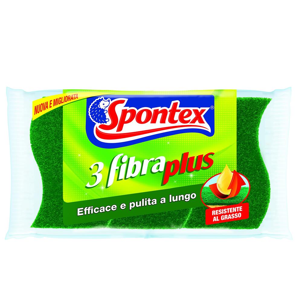 SPONTEX SPUGNA FIBRAPLUS 3 PZ