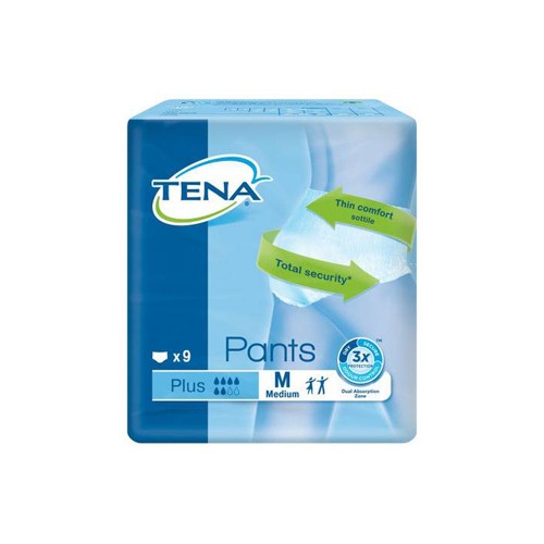 TENA PANTS PLUS 9PZ MIS M