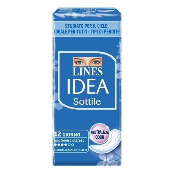 LINES IDEA SOTTILE ANATOMICO CELESTE