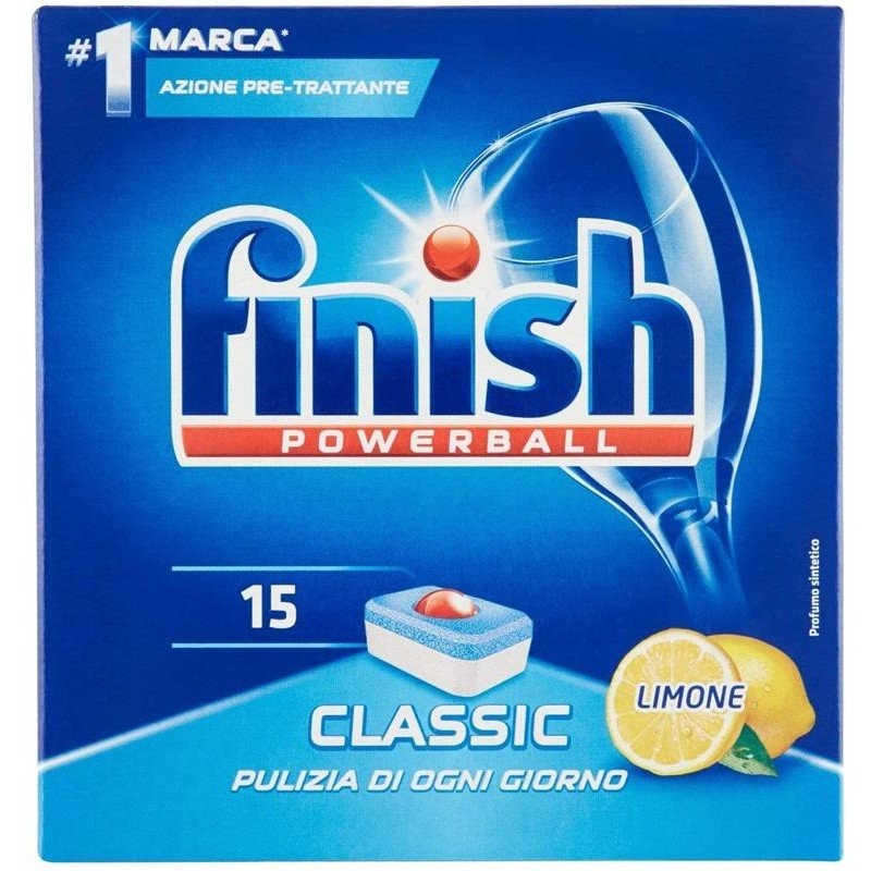 FINISH TABS LIMONE 15 PZ