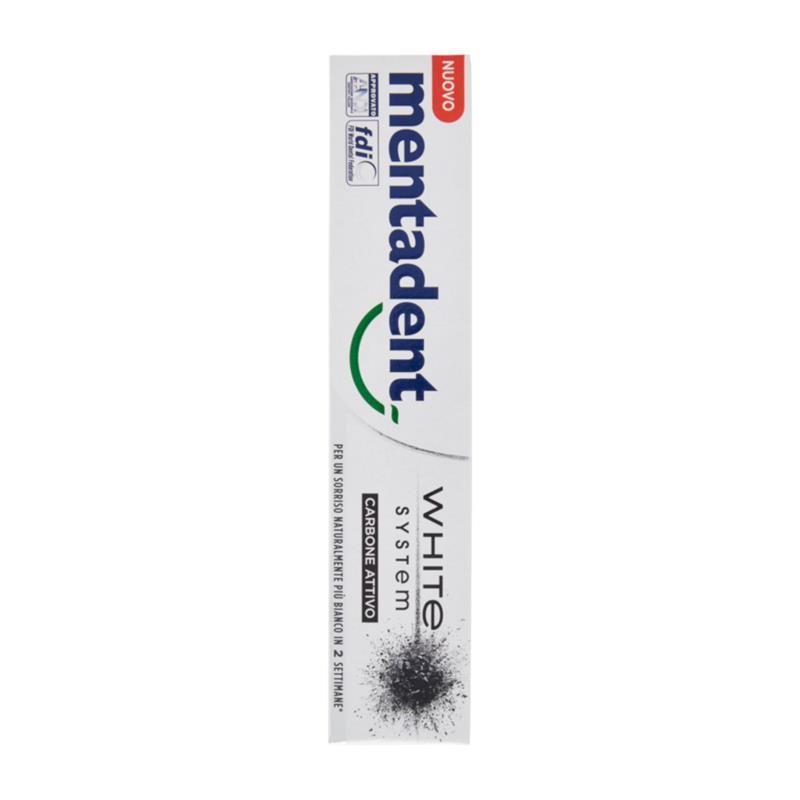 MENTADENT DENTIFR WHITE CARBONI 75ML