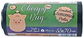 CHEAPY BAG NETTEZZA NERE 55X70 15PZ