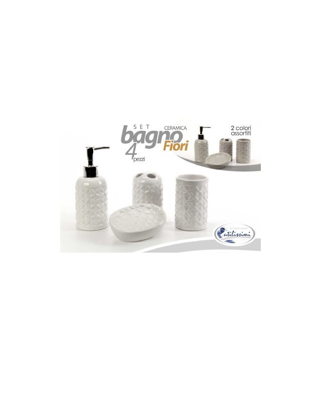 SET BAGNO 4PZ 4 COLORI ASSORTITI