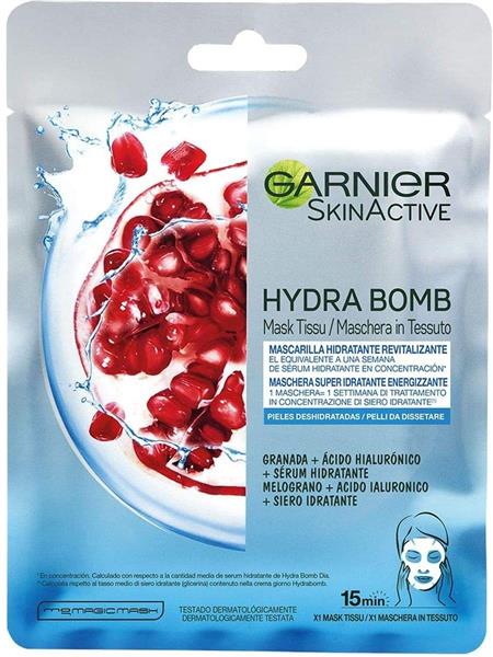 GARNIER HYDRA BOMB MASK TESSUTO MELOGRANO