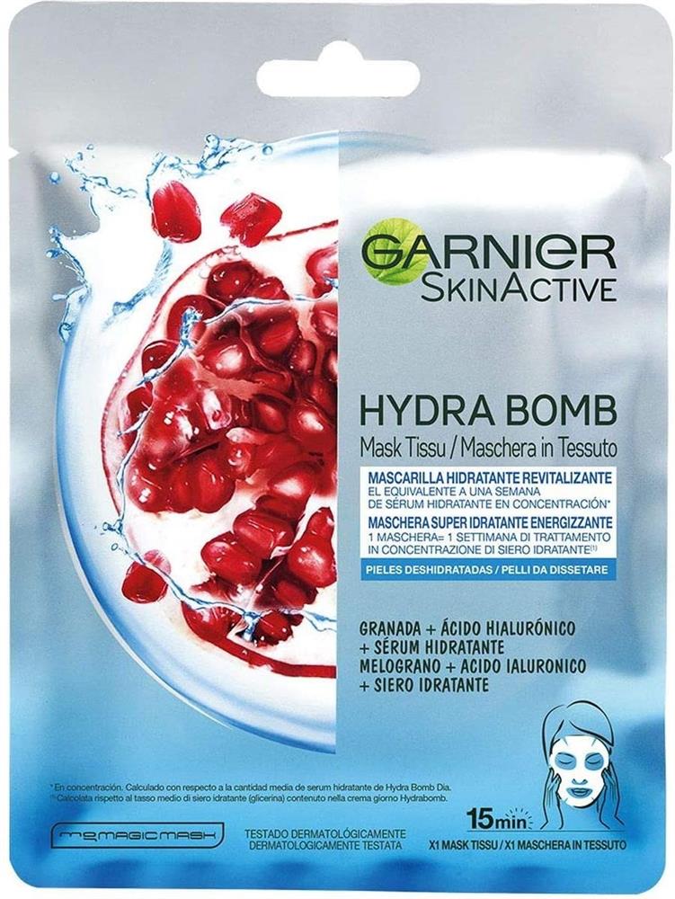 GARNIER HYDRA BOMB MASK TESSUTO MELOGRANO