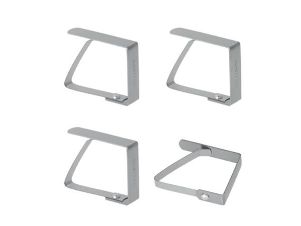 FERMATOVAGLIA INOX PICCOLO  4PZ