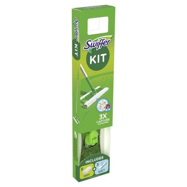 SWIFFER STARTER KIT 8PANNI +3WET