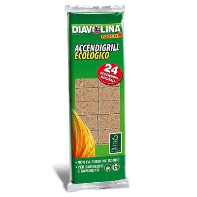 DIAVOLINA ACCENDIFUOCO ECOLOGICO 24PZ