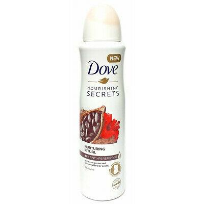 DOVE DEO SPRAY SECRETS CACAO 150 ML