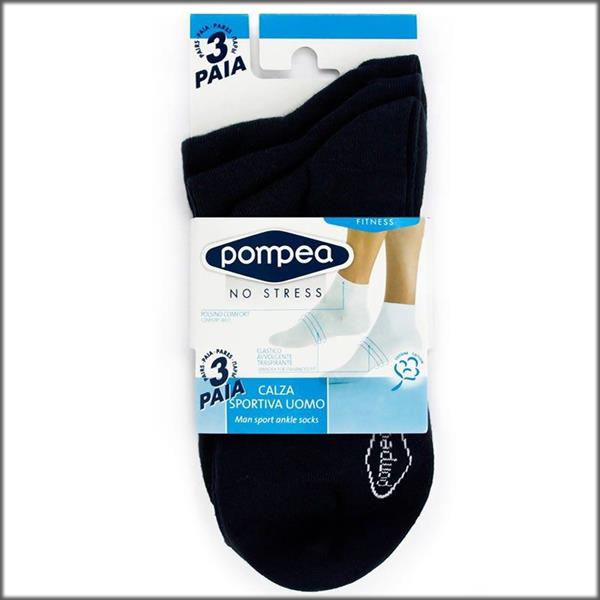 POMPEA BIKE SOCKS 3PZ 39/42 BLU LUI