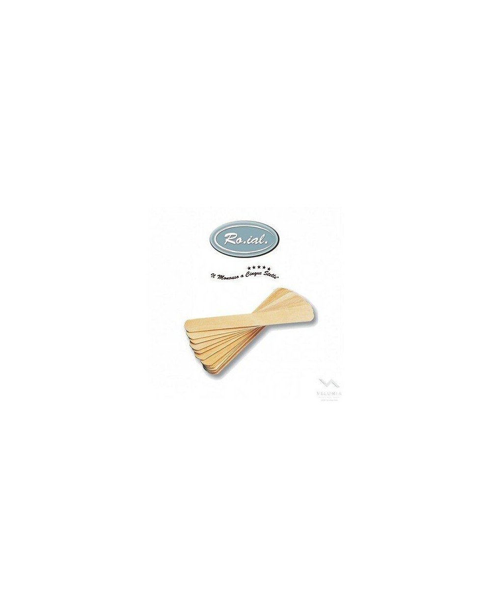RO.IAL. SPATOLA STENDI CERA IN LEGNO 100PZ