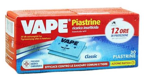 VAPE PIASTRINE CLASSIC 30 PZ