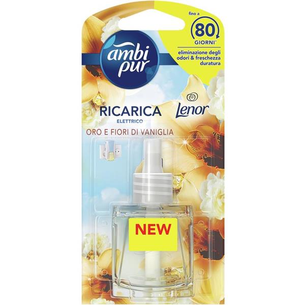 AMBIPUR RIC ELETTR VANIGLIA 80 GIORNI