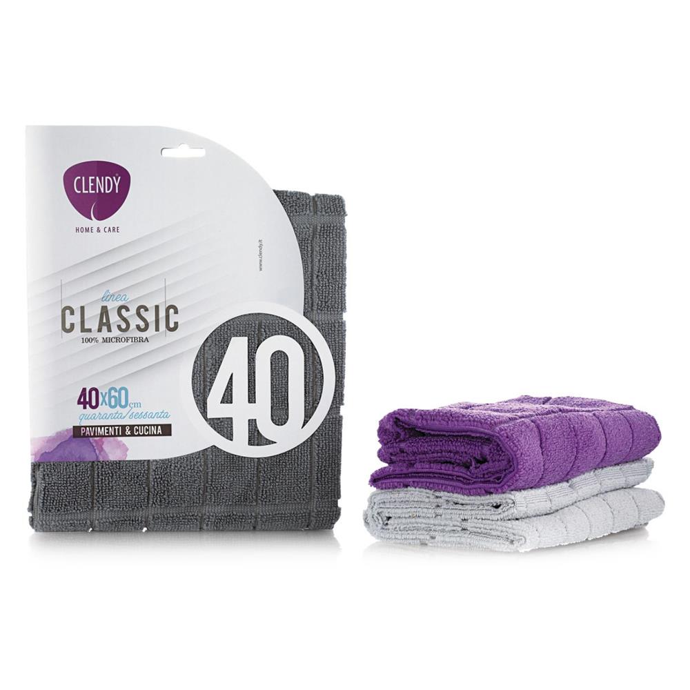 CLENDY MICROFIBRA 40X60 QUADRETTI