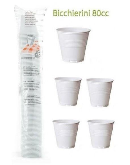 TIM BICCHIERI CAFFE` 80CC 80 PZ BIANCO