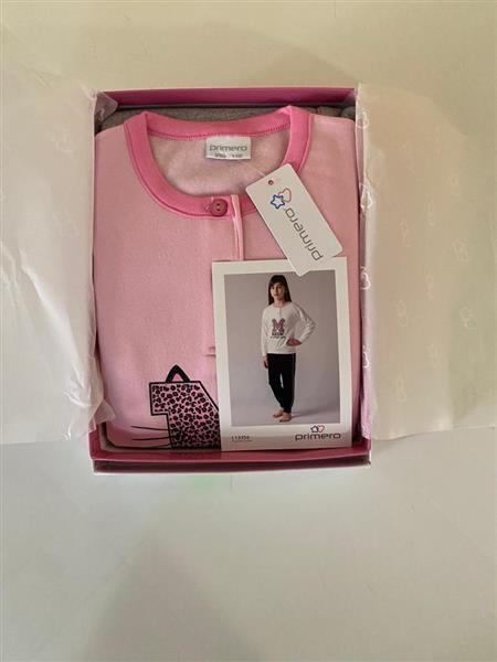 PRIMERO PIG. BIMBA FELPA I13356B TG 9/10 ANNI ROSA/GRIGIO