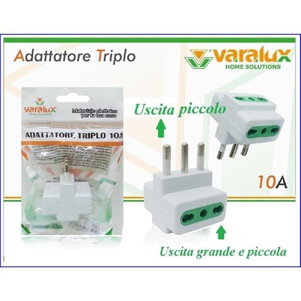 ADATTATORE TRIPLO 10A 2