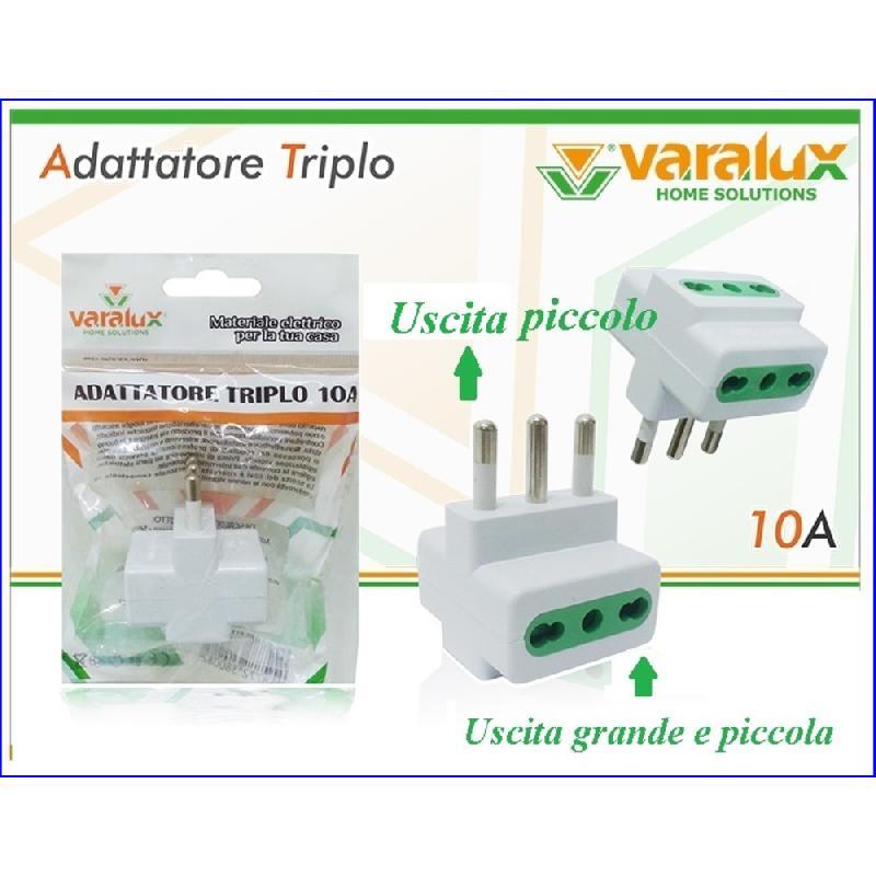 ADATTATORE TRIPLO 10A