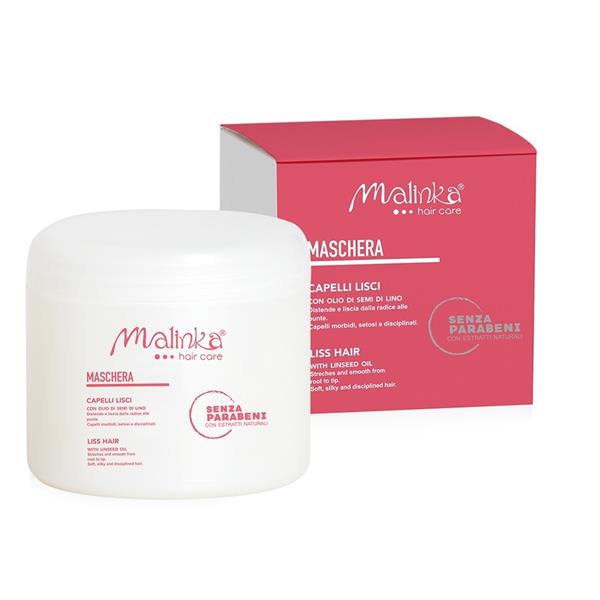 MALINKA MASCHERA CAPELLI LISCI 500ML