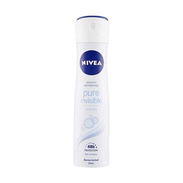 NIVEA DEO SPRAY PURE INVISIBLE 150 ML