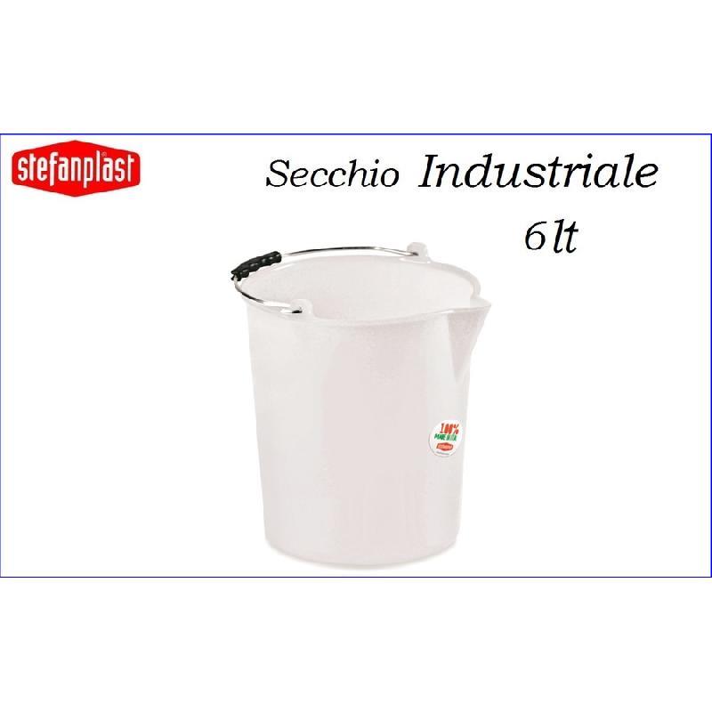 SECCHIO STEFANPLAST INDUSTRIALE C/BECCO 6LT NEUTRO