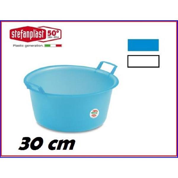 STEFANPLAST BACINELLA TONDA 30 CM AZZURRA