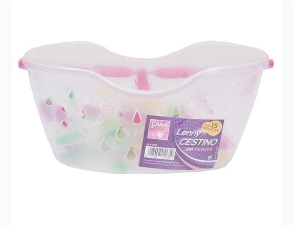 CESTINO MOLLETTE BUCATO C/15  MOLLETTE LENNY C&C
