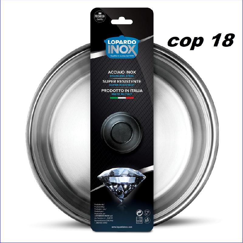 COPERCHIO INOX 18