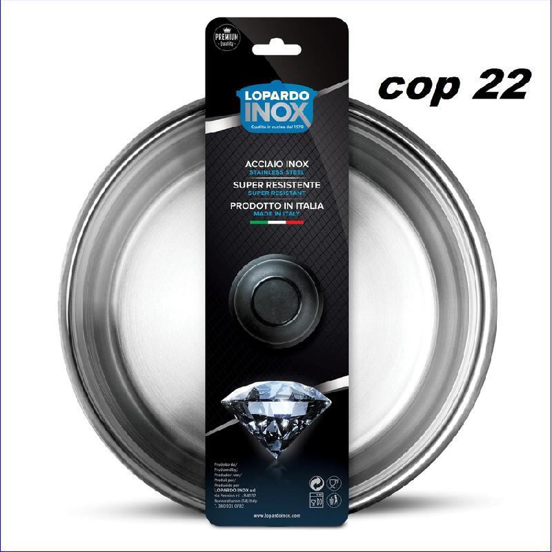 COPERCHIO INOX 22