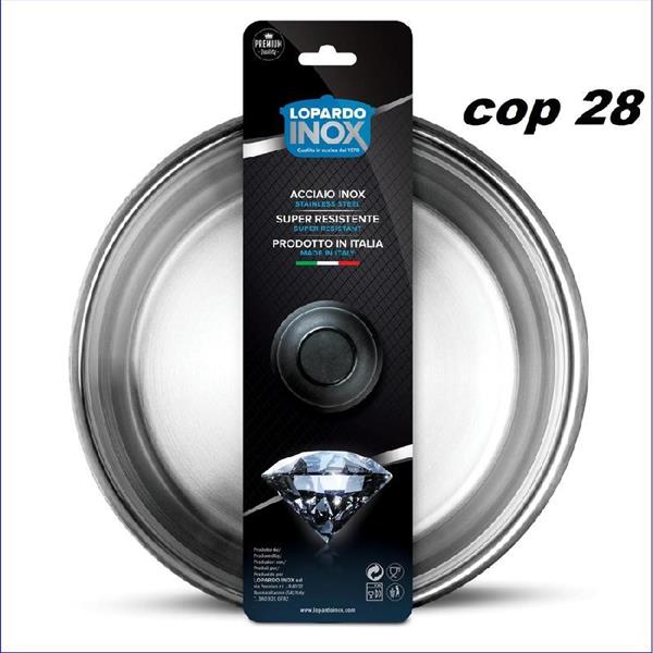 COPERCHIO INOX CM 28