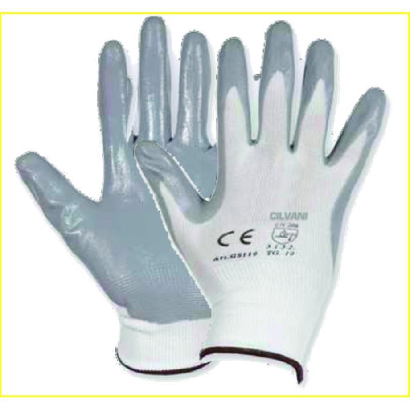 GUANTI IN NYLON NERO N.9