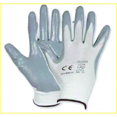 GUANTI IN NYLON NERO N.9