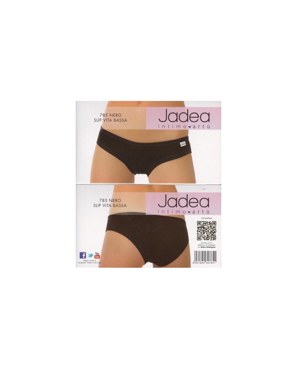 Jadea Slip Vita Bassa Donna 785