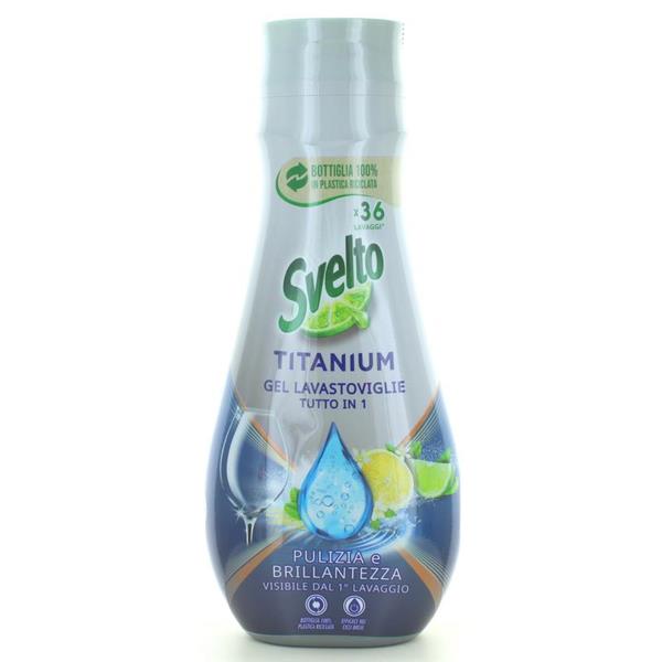 SVELTO GEL LAVASTOVIGLIE TITANIUM TUTTO IN 1  36 LAV