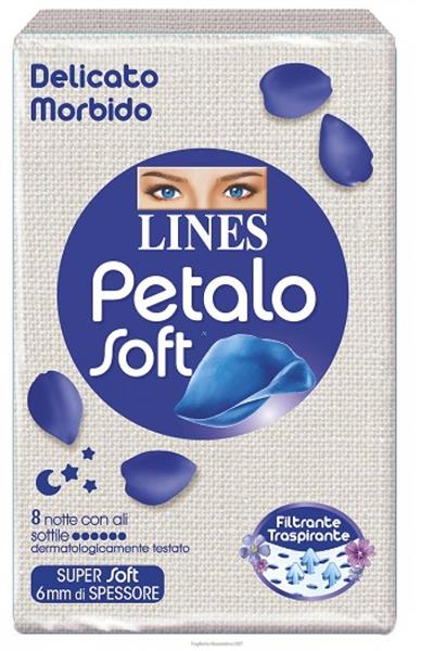 LINES PETALO SOFT NOTTE 12 PEZZI