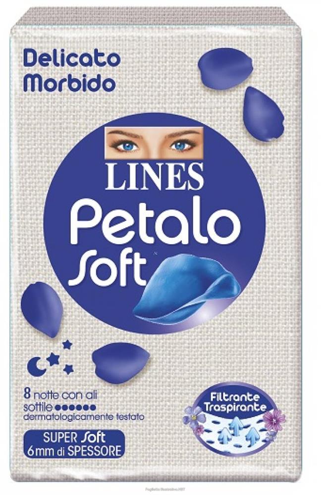 LINES PETALO SOFT NOTTE 12 PEZZI