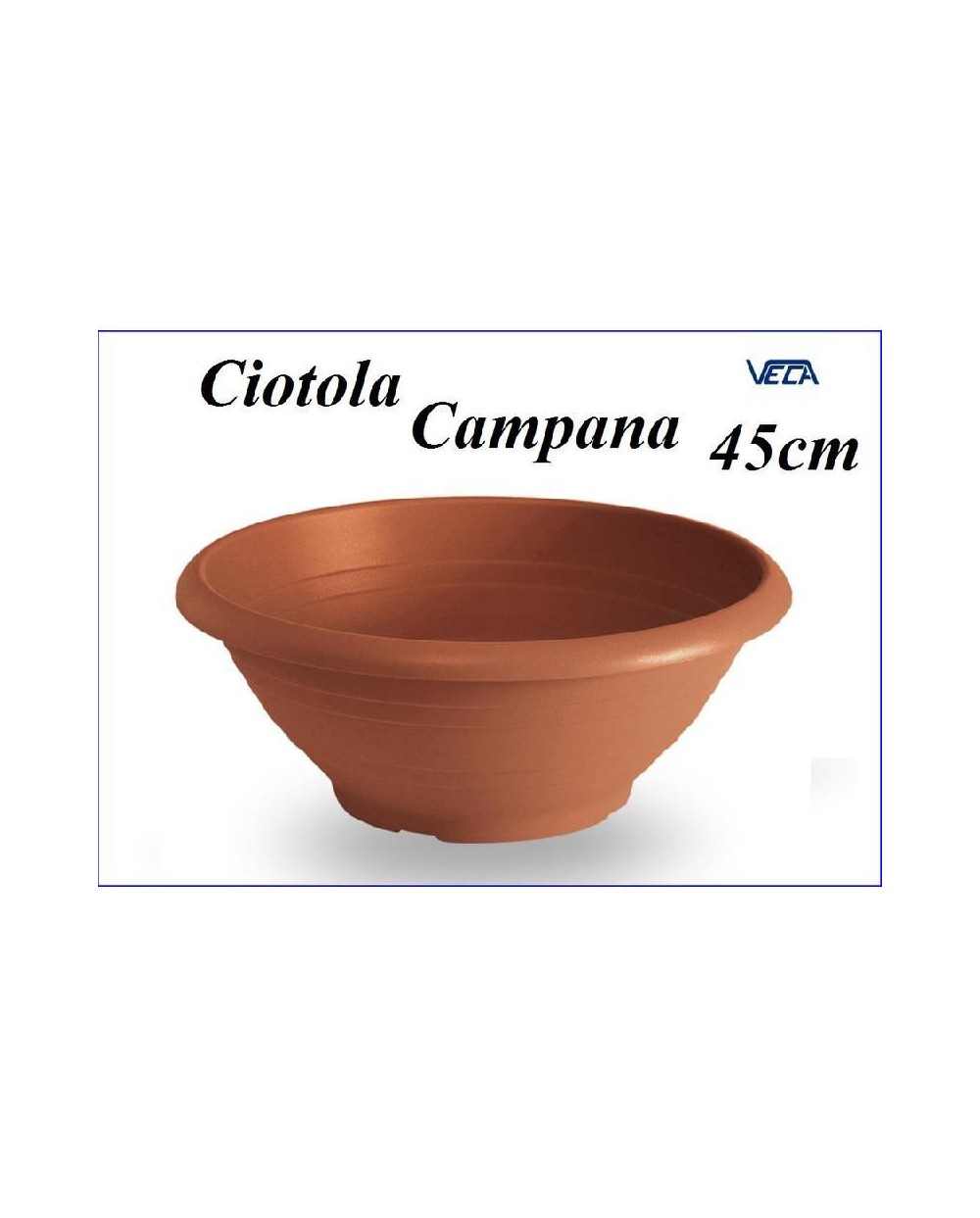CIOTOLA CAMPANA TERRACOTTA 45