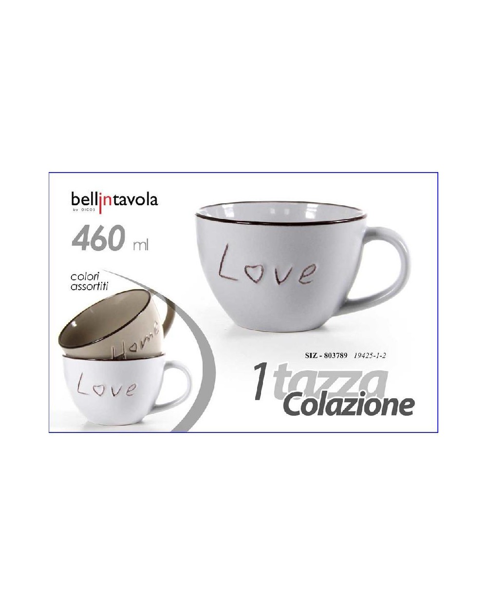 GICOS TAZZONE SCRITTA 460 ML