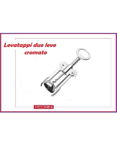 PEDRINI CAVATAPPI A 2 LEVE CROMATO