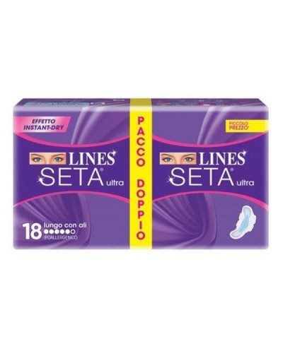 LINES SETA ULTRA LUNGO CON ALI 18 PEZZI