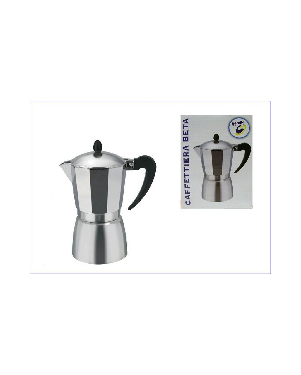 BORELLA CAFFETTIERA BETA 2 TAZZE