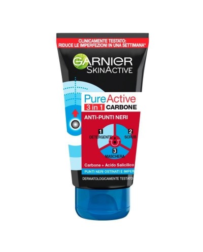GARNIER SKIN ACTIVE PURE ACTIVE ANTI-PUNTI NERI TUBO 150ML