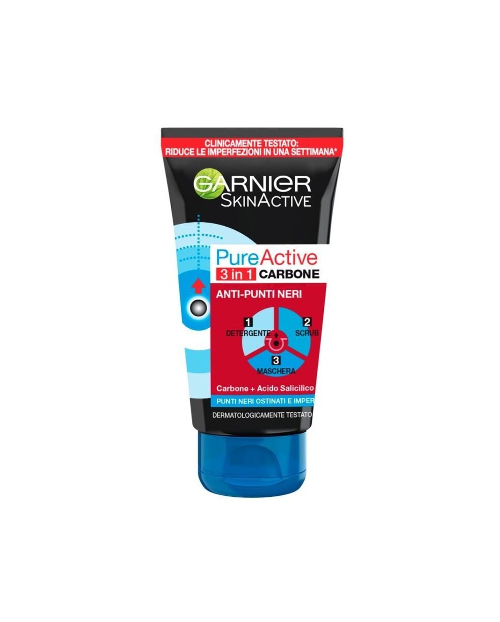 GARNIER SKIN ACTIVE PURE ACTIVE ANTI-PUNTI NERI TUBO 150ML