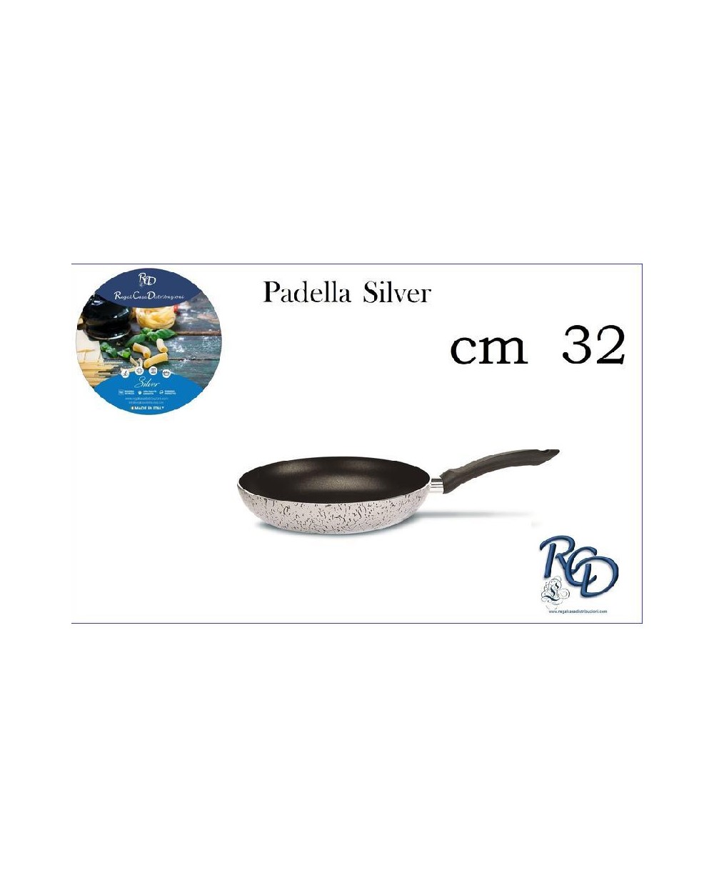 RCD PADELLA SILVER 32 CM
