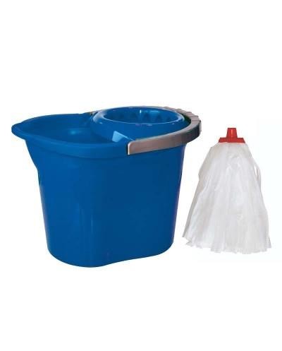 CSC SET SECCHIO STRIZZATORE CON MOP E MANICO