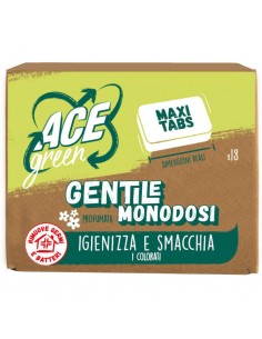 ACE CANDEGGINA MONODOSE GREEN GENTILE 18 PEZZI