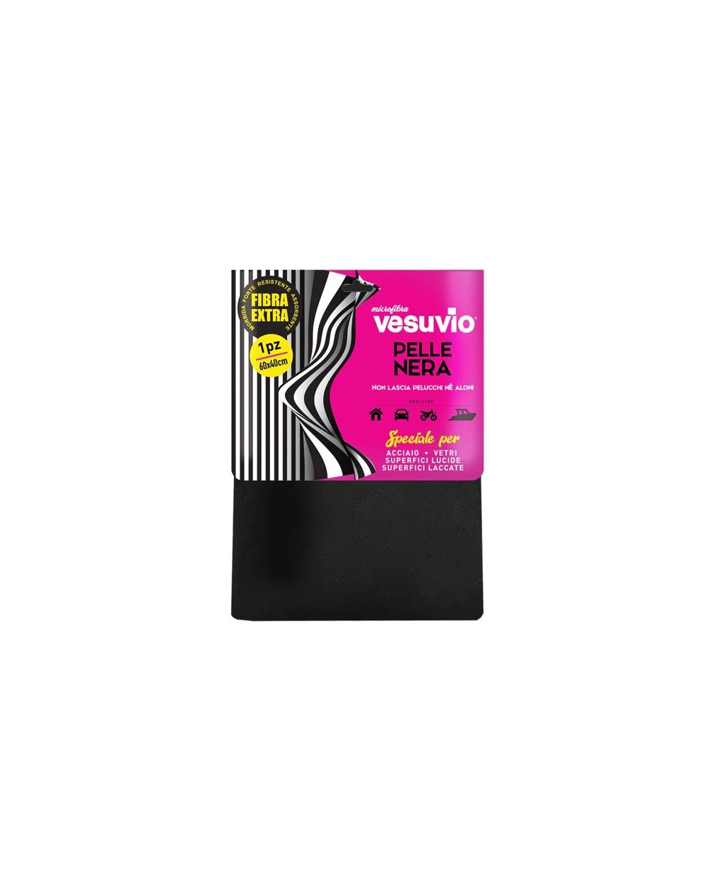VESUVIO PANNO PELLE NERA 60 X 40