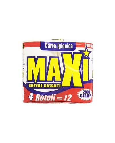 MAXI CARTA IGIENICA 4 ROTOLI COMPATTA