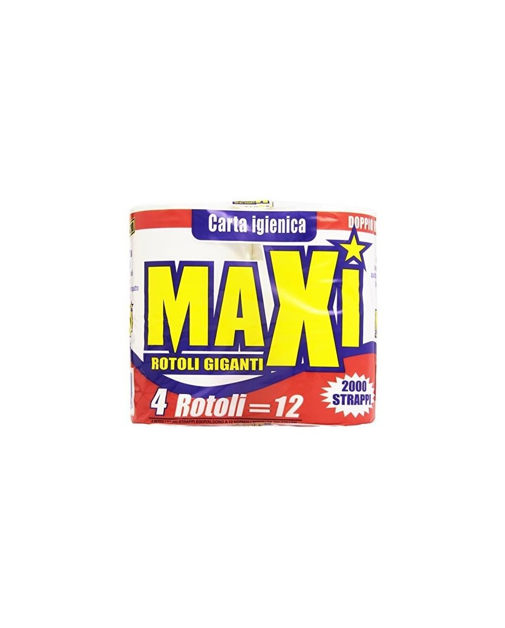 MAXI CARTA IGIENICA 4 ROTOLI COMPATTA