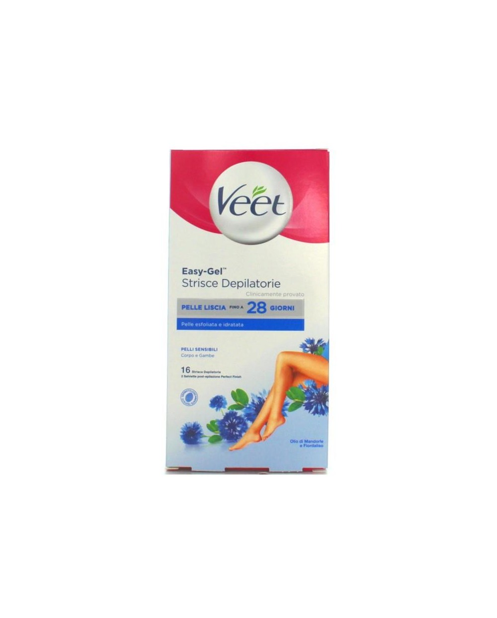 VEET STRISCE DEPILAT CORPO PELLI SENSIBILI 16 PZ